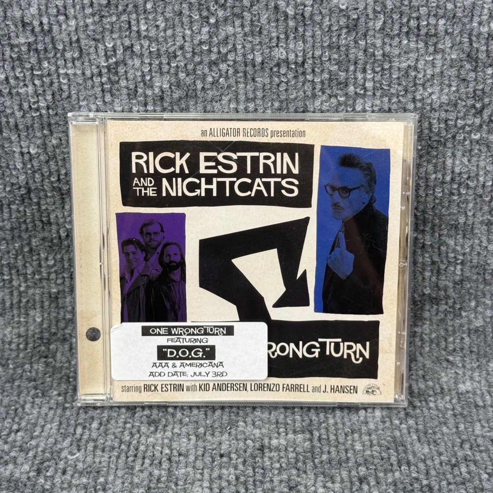 Rick Estrin and The Nightcats One Wrong Turn CD 2012 Alligator Records ALCD 4950